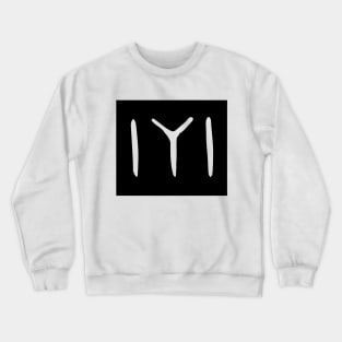 Black Kayi Tribe Flag Symbol from Dirilis/Resurrection Ertugrul Crewneck Sweatshirt